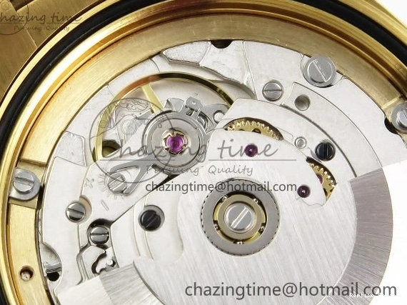 0420 WaterResistant Day Date 36 YG RAF 1:1 Best Edition Brown Oman Dial Diamonds Bezel on YG Bracelet A 1518